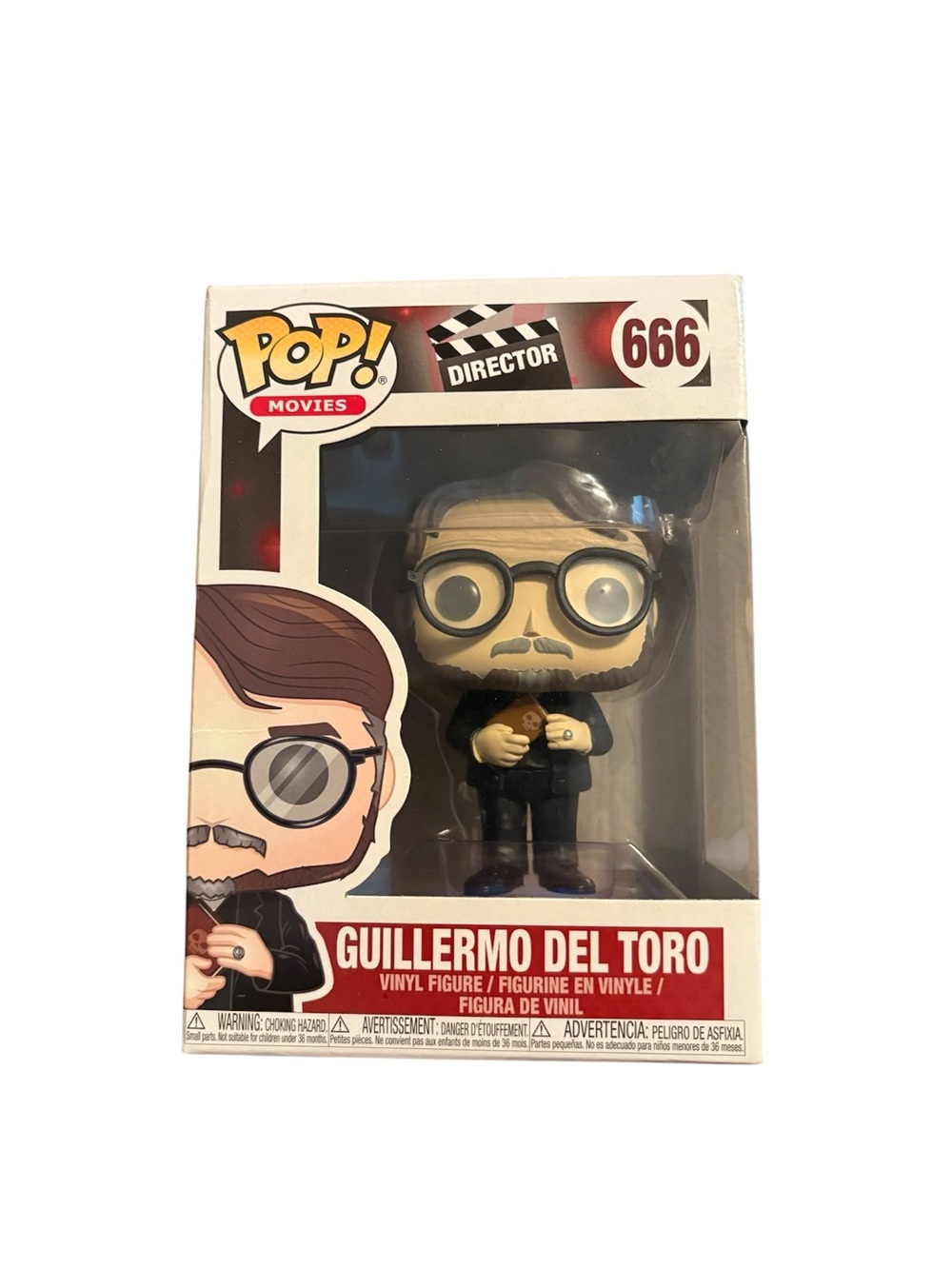 Funko Pop! Movies Guillermo del Toro Vinyl Figure - Black, Beige, Brown